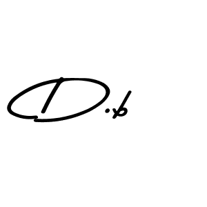 Use a signature maker to create a handwritten signature online. With this signature software, you can design (Asem Kandis PERSONAL USE) your own signature for name D.b. D.b signature style 9 images and pictures png