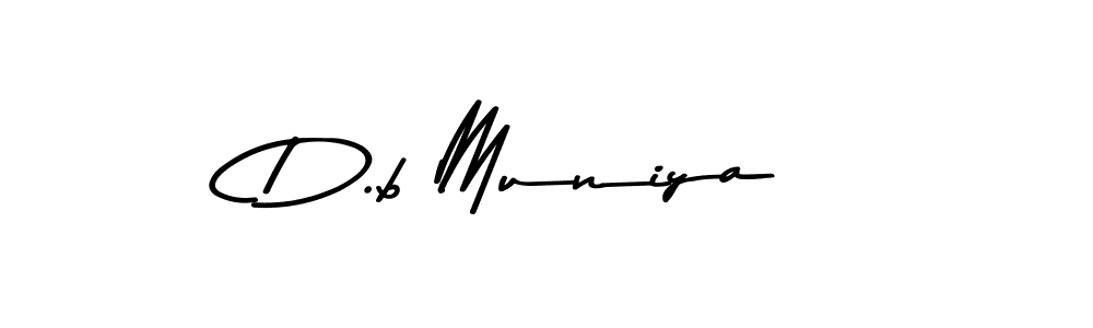 Use a signature maker to create a handwritten signature online. With this signature software, you can design (Asem Kandis PERSONAL USE) your own signature for name D.b Muniya. D.b Muniya signature style 9 images and pictures png