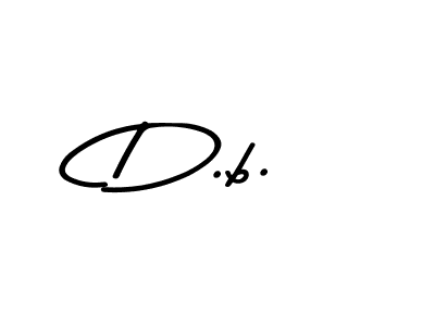 Design your own signature with our free online signature maker. With this signature software, you can create a handwritten (Asem Kandis PERSONAL USE) signature for name D.b.. D.b. signature style 9 images and pictures png