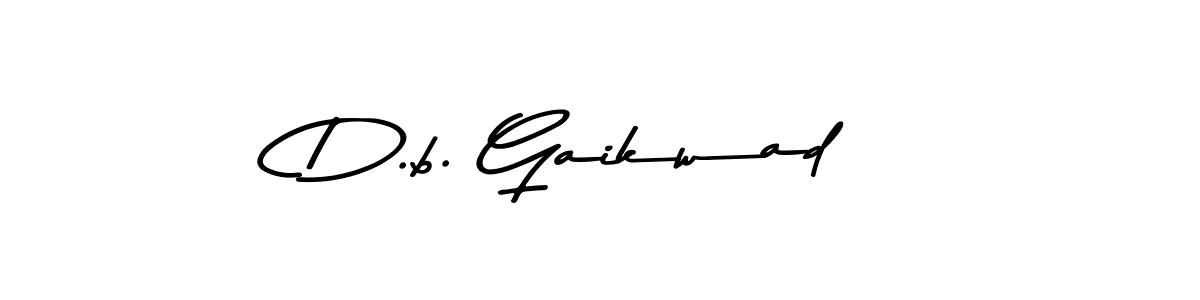 Design your own signature with our free online signature maker. With this signature software, you can create a handwritten (Asem Kandis PERSONAL USE) signature for name D.b. Gaikwad. D.b. Gaikwad signature style 9 images and pictures png