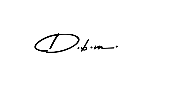 The best way (Asem Kandis PERSONAL USE) to make a short signature is to pick only two or three words in your name. The name D.b.m. include a total of six letters. For converting this name. D.b.m. signature style 9 images and pictures png