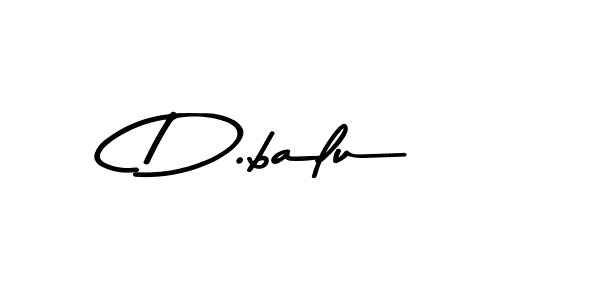 Use a signature maker to create a handwritten signature online. With this signature software, you can design (Asem Kandis PERSONAL USE) your own signature for name D.balu. D.balu signature style 9 images and pictures png