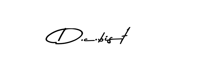 Create a beautiful signature design for name D.c.bist. With this signature (Asem Kandis PERSONAL USE) fonts, you can make a handwritten signature for free. D.c.bist signature style 9 images and pictures png