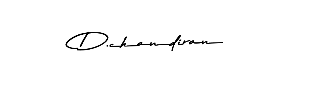 How to make D.chandiran signature? Asem Kandis PERSONAL USE is a professional autograph style. Create handwritten signature for D.chandiran name. D.chandiran signature style 9 images and pictures png