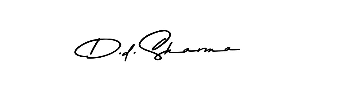 You should practise on your own different ways (Asem Kandis PERSONAL USE) to write your name (D.d. Sharma) in signature. don't let someone else do it for you. D.d. Sharma signature style 9 images and pictures png