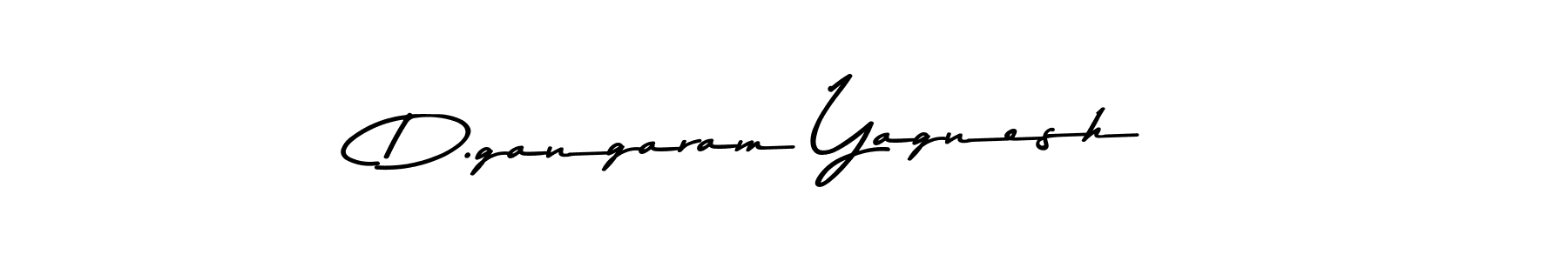 The best way (Asem Kandis PERSONAL USE) to make a short signature is to pick only two or three words in your name. The name D.gangaram Yagnesh include a total of six letters. For converting this name. D.gangaram Yagnesh signature style 9 images and pictures png