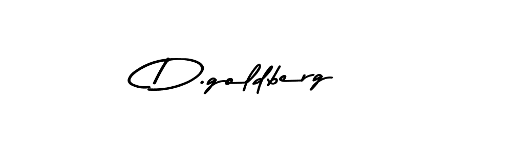 Make a beautiful signature design for name D.goldberg. With this signature (Asem Kandis PERSONAL USE) style, you can create a handwritten signature for free. D.goldberg signature style 9 images and pictures png