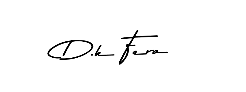 The best way (Asem Kandis PERSONAL USE) to make a short signature is to pick only two or three words in your name. The name D.k Fera include a total of six letters. For converting this name. D.k Fera signature style 9 images and pictures png