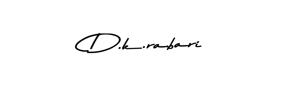 Also we have D.k.rabari name is the best signature style. Create professional handwritten signature collection using Asem Kandis PERSONAL USE autograph style. D.k.rabari signature style 9 images and pictures png