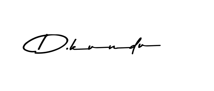 Make a beautiful signature design for name D.kundu. With this signature (Asem Kandis PERSONAL USE) style, you can create a handwritten signature for free. D.kundu signature style 9 images and pictures png