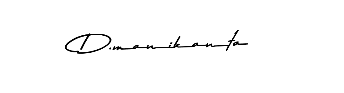 Also we have D.manikanta name is the best signature style. Create professional handwritten signature collection using Asem Kandis PERSONAL USE autograph style. D.manikanta signature style 9 images and pictures png