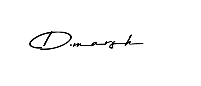 The best way (Asem Kandis PERSONAL USE) to make a short signature is to pick only two or three words in your name. The name D.marsh include a total of six letters. For converting this name. D.marsh signature style 9 images and pictures png