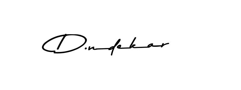 This is the best signature style for the D.ndekar name. Also you like these signature font (Asem Kandis PERSONAL USE). Mix name signature. D.ndekar signature style 9 images and pictures png