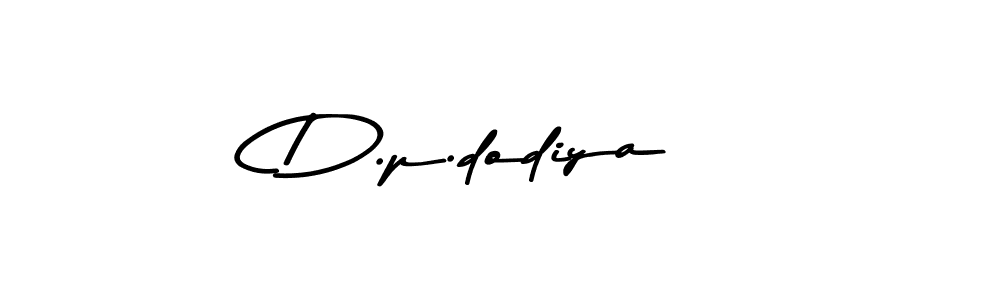 How to make D.p.dodiya signature? Asem Kandis PERSONAL USE is a professional autograph style. Create handwritten signature for D.p.dodiya name. D.p.dodiya signature style 9 images and pictures png