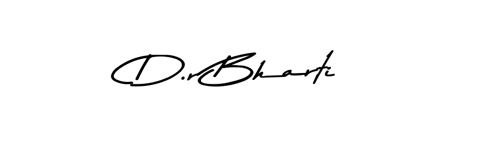 How to make D.r Bharti signature? Asem Kandis PERSONAL USE is a professional autograph style. Create handwritten signature for D.r Bharti name. D.r Bharti signature style 9 images and pictures png