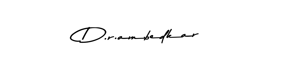 Make a beautiful signature design for name D.r.ambedkar. With this signature (Asem Kandis PERSONAL USE) style, you can create a handwritten signature for free. D.r.ambedkar signature style 9 images and pictures png