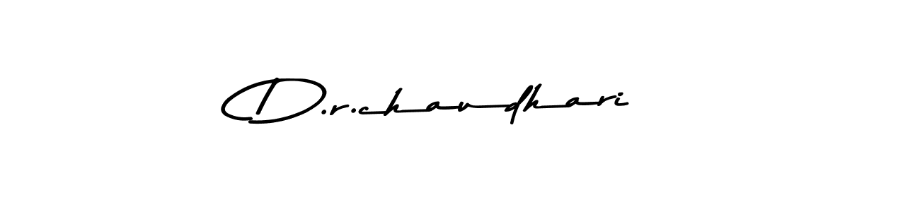 Create a beautiful signature design for name D.r.chaudhari. With this signature (Asem Kandis PERSONAL USE) fonts, you can make a handwritten signature for free. D.r.chaudhari signature style 9 images and pictures png