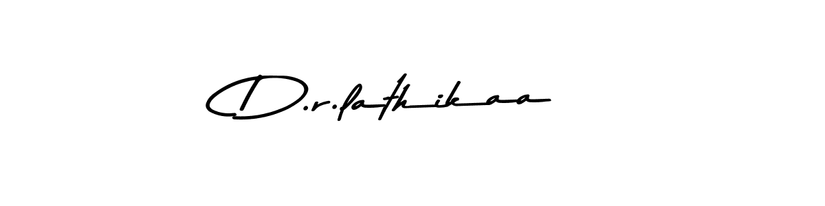 Also You can easily find your signature by using the search form. We will create D.r.lathikaa name handwritten signature images for you free of cost using Asem Kandis PERSONAL USE sign style. D.r.lathikaa signature style 9 images and pictures png