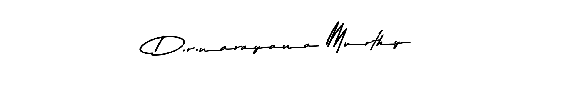 Create a beautiful signature design for name D.r.narayana Murthy. With this signature (Asem Kandis PERSONAL USE) fonts, you can make a handwritten signature for free. D.r.narayana Murthy signature style 9 images and pictures png