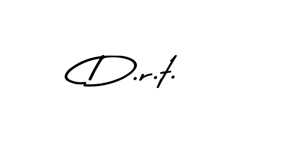 Design your own signature with our free online signature maker. With this signature software, you can create a handwritten (Asem Kandis PERSONAL USE) signature for name D.r.t.. D.r.t. signature style 9 images and pictures png