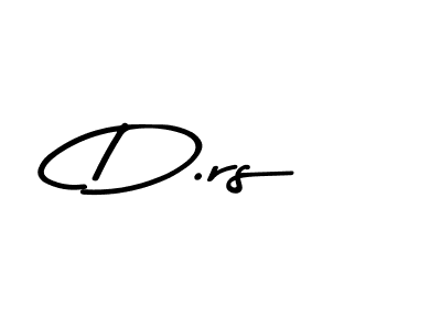 Create a beautiful signature design for name D.rs. With this signature (Asem Kandis PERSONAL USE) fonts, you can make a handwritten signature for free. D.rs signature style 9 images and pictures png