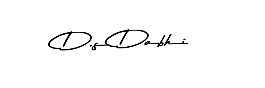 Design your own signature with our free online signature maker. With this signature software, you can create a handwritten (Asem Kandis PERSONAL USE) signature for name D.s Dabhi. D.s Dabhi signature style 9 images and pictures png