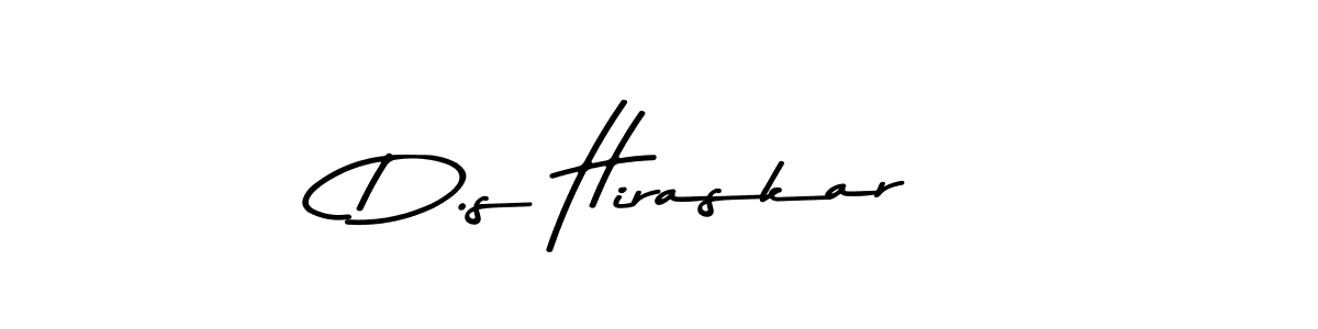 D.s Hiraskar stylish signature style. Best Handwritten Sign (Asem Kandis PERSONAL USE) for my name. Handwritten Signature Collection Ideas for my name D.s Hiraskar. D.s Hiraskar signature style 9 images and pictures png