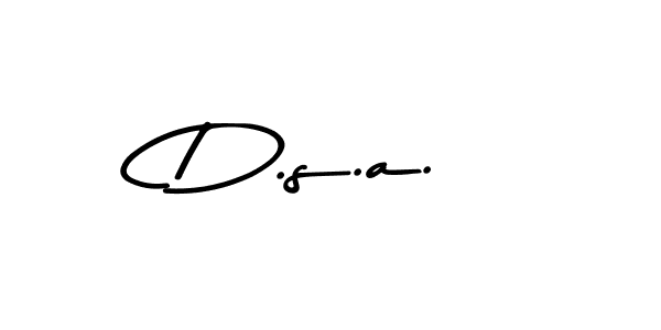 Also we have D.s.a. name is the best signature style. Create professional handwritten signature collection using Asem Kandis PERSONAL USE autograph style. D.s.a. signature style 9 images and pictures png