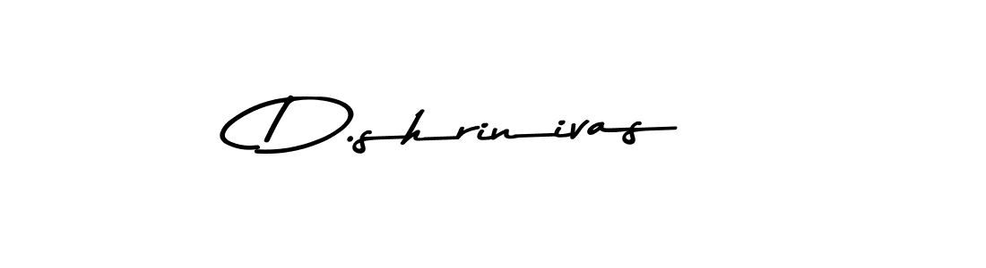 Use a signature maker to create a handwritten signature online. With this signature software, you can design (Asem Kandis PERSONAL USE) your own signature for name D.shrinivas. D.shrinivas signature style 9 images and pictures png