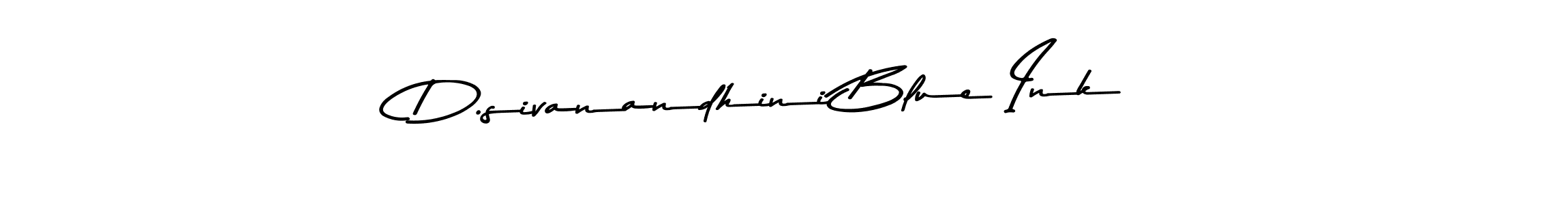 Similarly Asem Kandis PERSONAL USE is the best handwritten signature design. Signature creator online .You can use it as an online autograph creator for name D.sivanandhini Blue Ink. D.sivanandhini Blue Ink signature style 9 images and pictures png