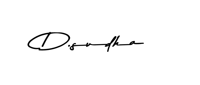 Make a beautiful signature design for name D.sudha. Use this online signature maker to create a handwritten signature for free. D.sudha signature style 9 images and pictures png