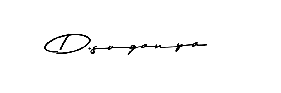 Use a signature maker to create a handwritten signature online. With this signature software, you can design (Asem Kandis PERSONAL USE) your own signature for name D.suganya. D.suganya signature style 9 images and pictures png