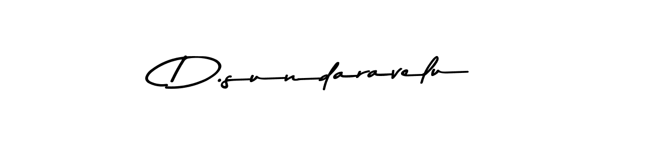 How to make D.sundaravelu signature? Asem Kandis PERSONAL USE is a professional autograph style. Create handwritten signature for D.sundaravelu name. D.sundaravelu signature style 9 images and pictures png