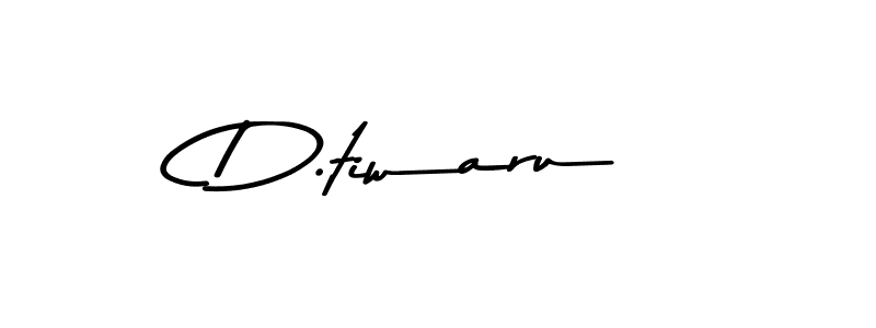 How to make D.tiwaru signature? Asem Kandis PERSONAL USE is a professional autograph style. Create handwritten signature for D.tiwaru name. D.tiwaru signature style 9 images and pictures png