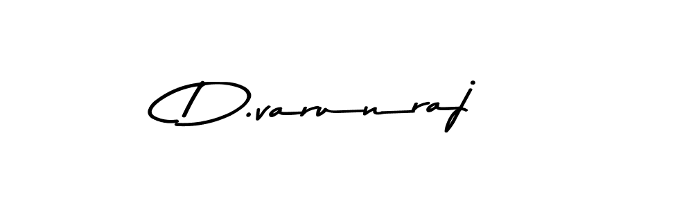 How to make D.varunraj name signature. Use Asem Kandis PERSONAL USE style for creating short signs online. This is the latest handwritten sign. D.varunraj signature style 9 images and pictures png