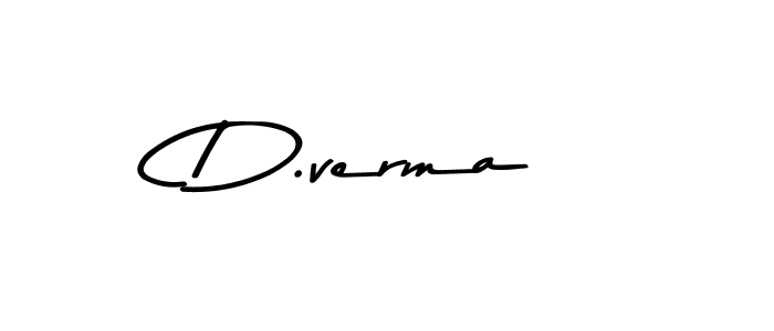 The best way (Asem Kandis PERSONAL USE) to make a short signature is to pick only two or three words in your name. The name D.verma include a total of six letters. For converting this name. D.verma signature style 9 images and pictures png