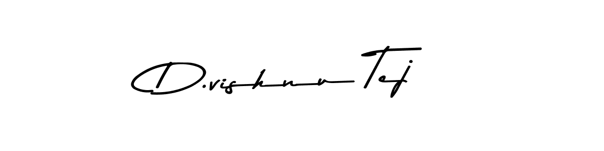 How to make D.vishnu Tej signature? Asem Kandis PERSONAL USE is a professional autograph style. Create handwritten signature for D.vishnu Tej name. D.vishnu Tej signature style 9 images and pictures png