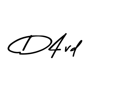 Create a beautiful signature design for name D4vd. With this signature (Asem Kandis PERSONAL USE) fonts, you can make a handwritten signature for free. D4vd signature style 9 images and pictures png