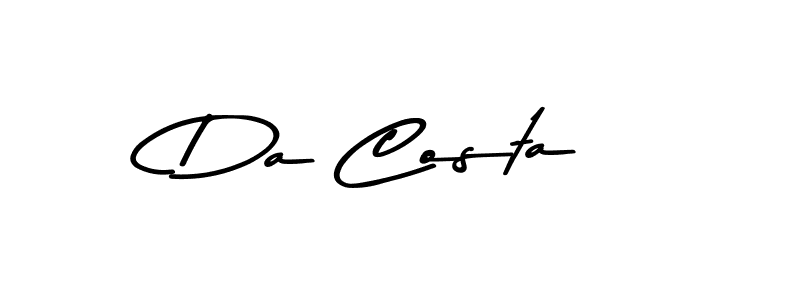 The best way (Asem Kandis PERSONAL USE) to make a short signature is to pick only two or three words in your name. The name Da Costa include a total of six letters. For converting this name. Da Costa signature style 9 images and pictures png