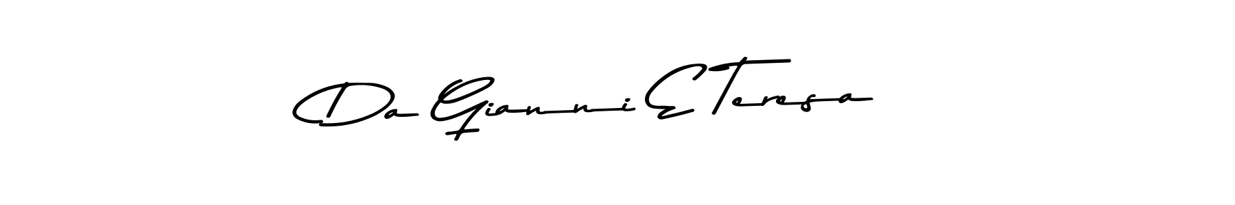 You should practise on your own different ways (Asem Kandis PERSONAL USE) to write your name (Da Gianni E Teresa) in signature. don't let someone else do it for you. Da Gianni E Teresa signature style 9 images and pictures png