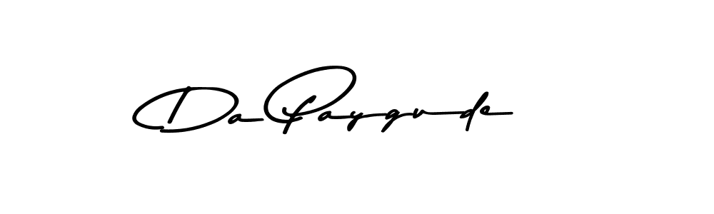 The best way (Asem Kandis PERSONAL USE) to make a short signature is to pick only two or three words in your name. The name Da Paygude include a total of six letters. For converting this name. Da Paygude signature style 9 images and pictures png