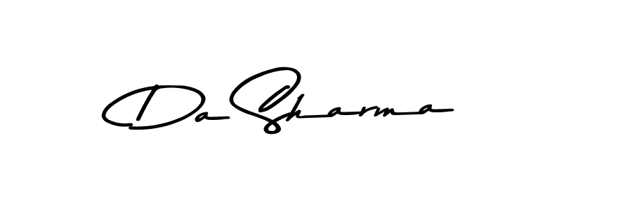 The best way (Asem Kandis PERSONAL USE) to make a short signature is to pick only two or three words in your name. The name Da Sharma include a total of six letters. For converting this name. Da Sharma signature style 9 images and pictures png