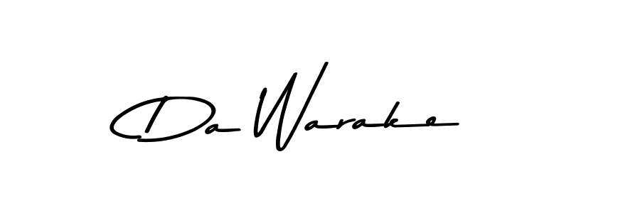 Similarly Asem Kandis PERSONAL USE is the best handwritten signature design. Signature creator online .You can use it as an online autograph creator for name Da Warake. Da Warake signature style 9 images and pictures png