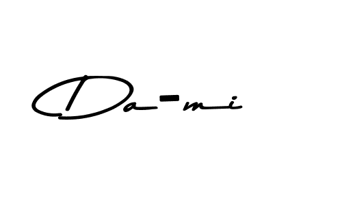 Da-mi stylish signature style. Best Handwritten Sign (Asem Kandis PERSONAL USE) for my name. Handwritten Signature Collection Ideas for my name Da-mi. Da-mi signature style 9 images and pictures png