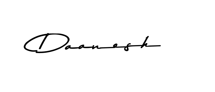 Use a signature maker to create a handwritten signature online. With this signature software, you can design (Asem Kandis PERSONAL USE) your own signature for name Daanesh. Daanesh signature style 9 images and pictures png