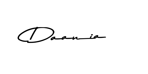 Design your own signature with our free online signature maker. With this signature software, you can create a handwritten (Asem Kandis PERSONAL USE) signature for name Daania. Daania signature style 9 images and pictures png