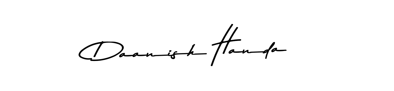 Daanish Handa stylish signature style. Best Handwritten Sign (Asem Kandis PERSONAL USE) for my name. Handwritten Signature Collection Ideas for my name Daanish Handa. Daanish Handa signature style 9 images and pictures png