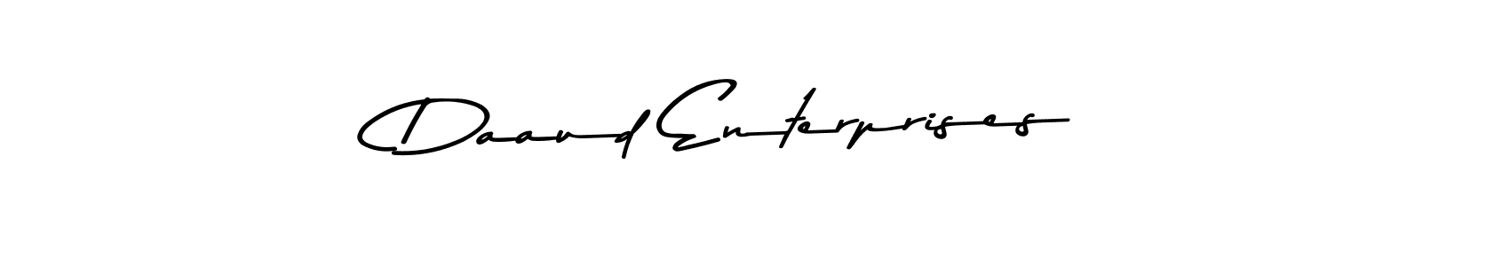 Also You can easily find your signature by using the search form. We will create Daaud Enterprises name handwritten signature images for you free of cost using Asem Kandis PERSONAL USE sign style. Daaud Enterprises signature style 9 images and pictures png