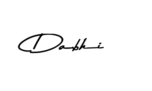 Asem Kandis PERSONAL USE is a professional signature style that is perfect for those who want to add a touch of class to their signature. It is also a great choice for those who want to make their signature more unique. Get Dabhi name to fancy signature for free. Dabhi signature style 9 images and pictures png