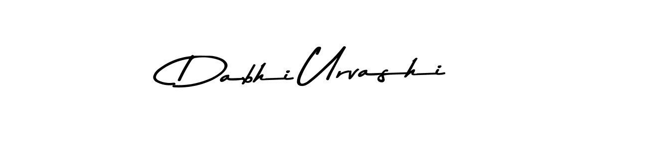 Make a beautiful signature design for name Dabhi Urvashi. With this signature (Asem Kandis PERSONAL USE) style, you can create a handwritten signature for free. Dabhi Urvashi signature style 9 images and pictures png